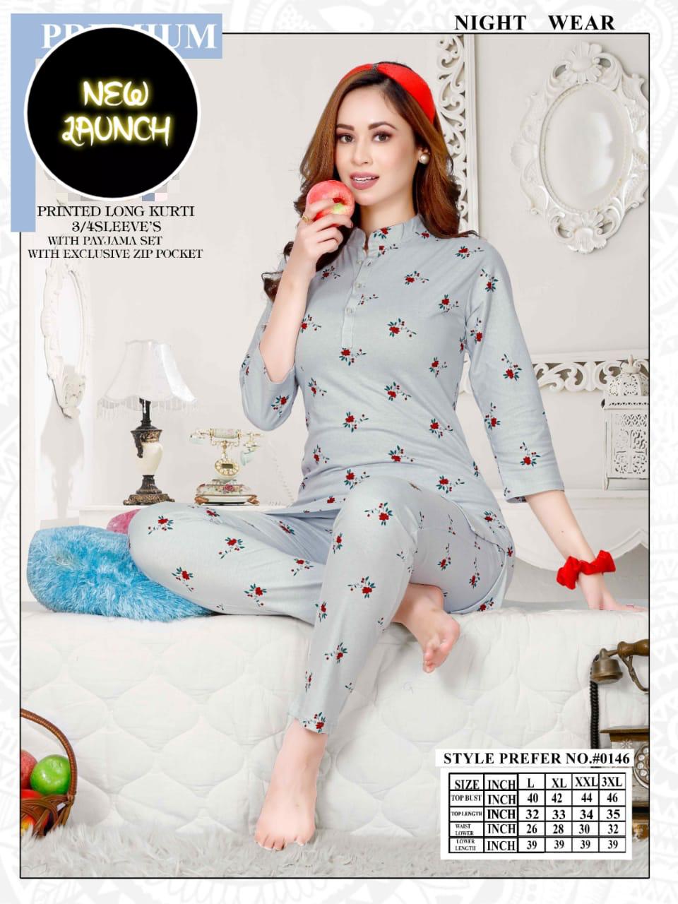 Summer Special Vol At 0416 Printed Night Suits Catalog
